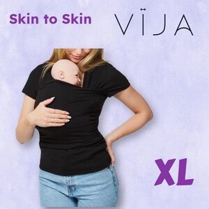 🇨🇦👍*VGUC* VIJA DESIGN | XL | Skin to Skin T Shirt in Black. 💕💕